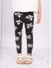 Kids Cat Print Stretchy Legging 